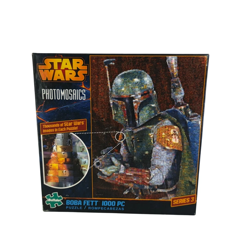 Star Wars Photomosaics rompe cabeza puzzle Boba Fett (1000 piezas) – Buffalo Games & Puzzles USA