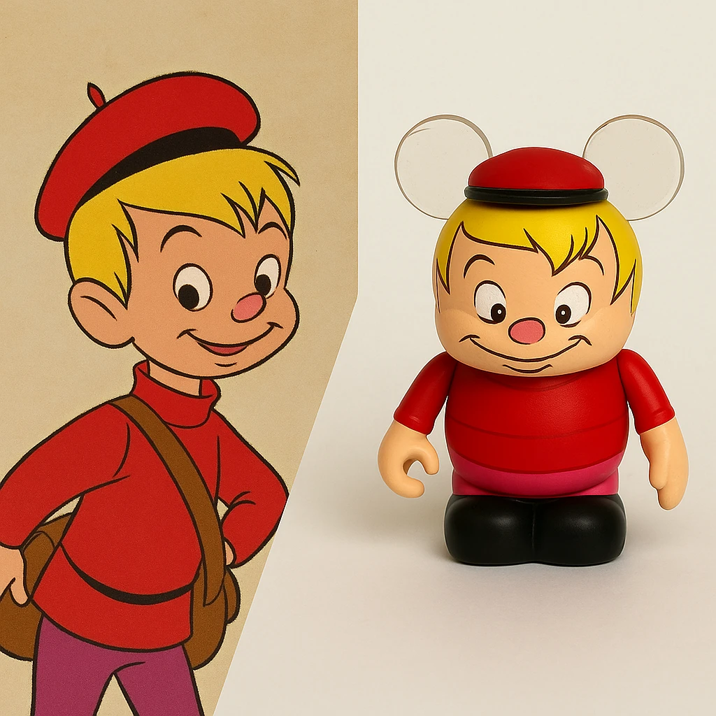 Vinylmation Animation Series 4 – Peter and the Wolf (Ron Cohee) Pedro y el lobo Disney 1946