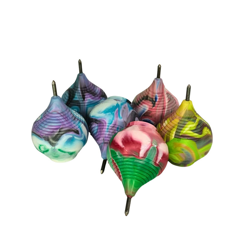 Trompo clásico de plástico duro fuerte resistente